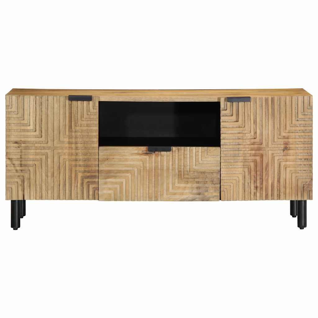 Tv Cabinet 105X33X46 Cm Solid Wood Mango