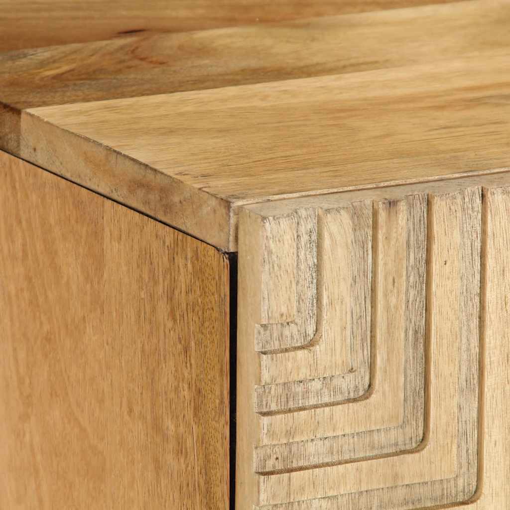 Tv Cabinet 105X33X46 Cm Solid Wood Mango