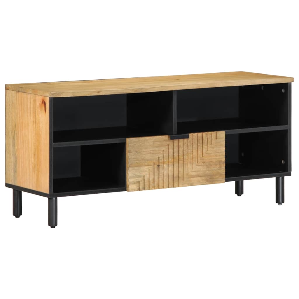 Tv Cabinet 100X33X46 Cm Solid Wood Mango