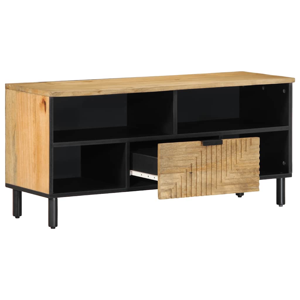 Tv Cabinet 100X33X46 Cm Solid Wood Mango