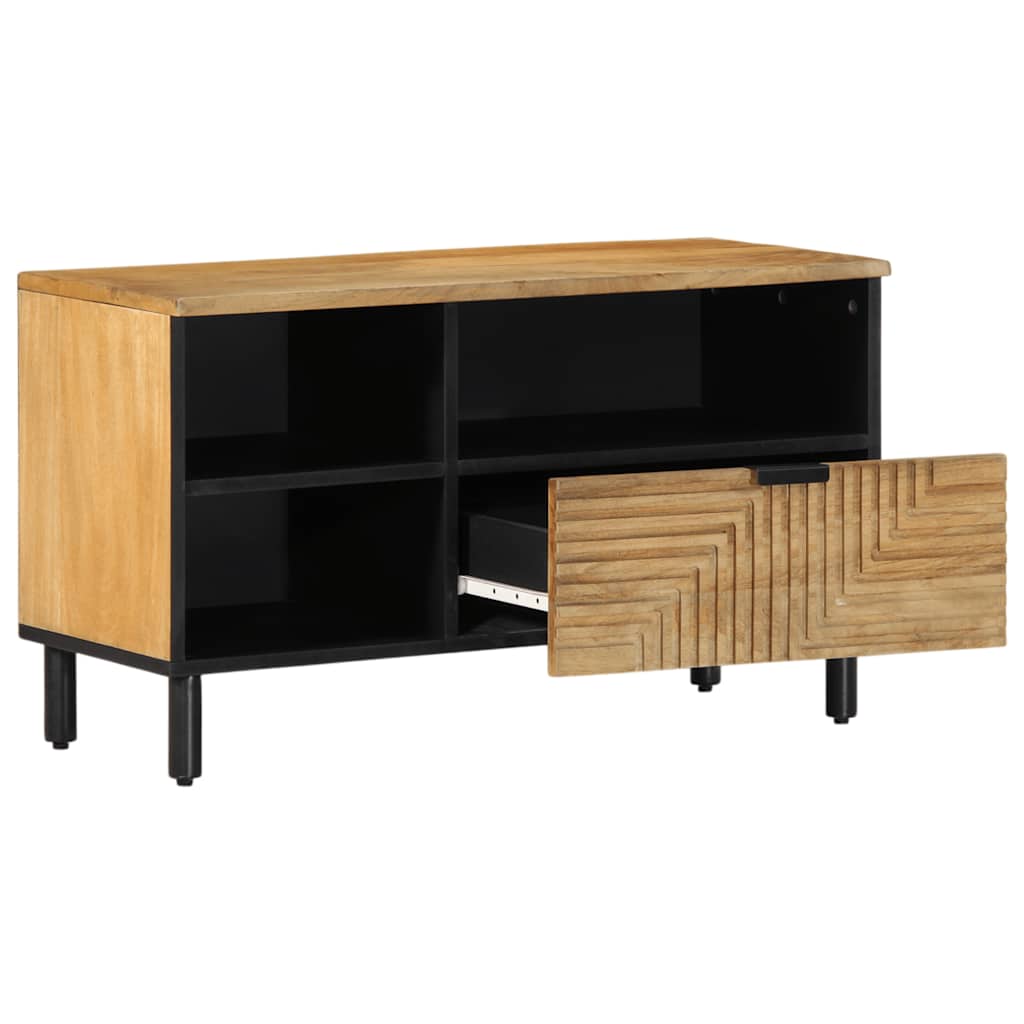 Tv Cabinet 80X33X46 Cm Solid Wood Mango