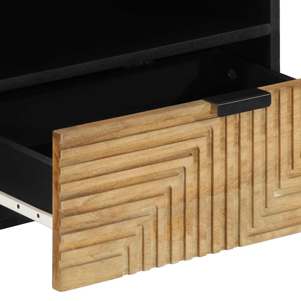 Tv Cabinet 80X33X46 Cm Solid Wood Mango