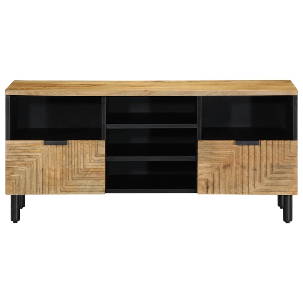Tv Cabinet 100X33X46 Cm Solid Wood Mango