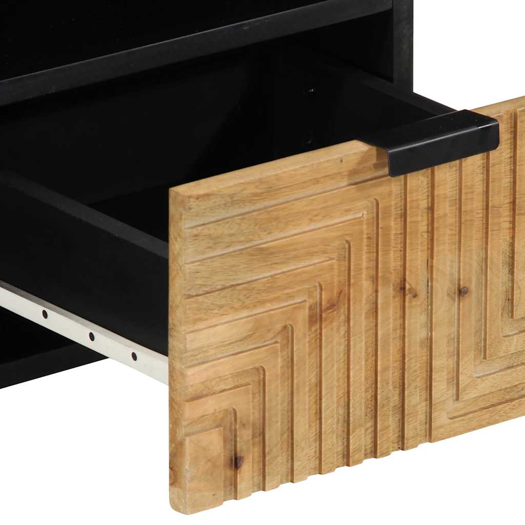 Tv Cabinet 100X33X46 Cm Solid Wood Mango
