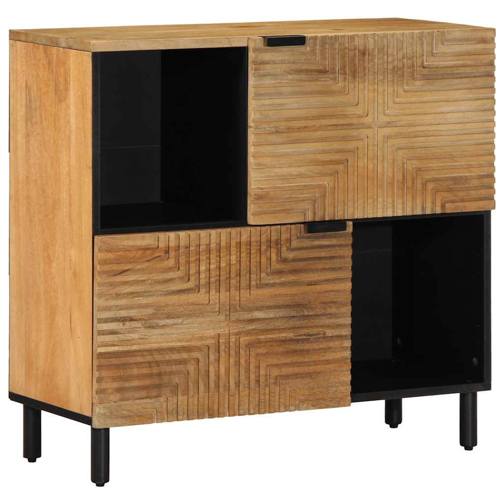 Sideboard 80X33X75 Cm Solid Wood Mango