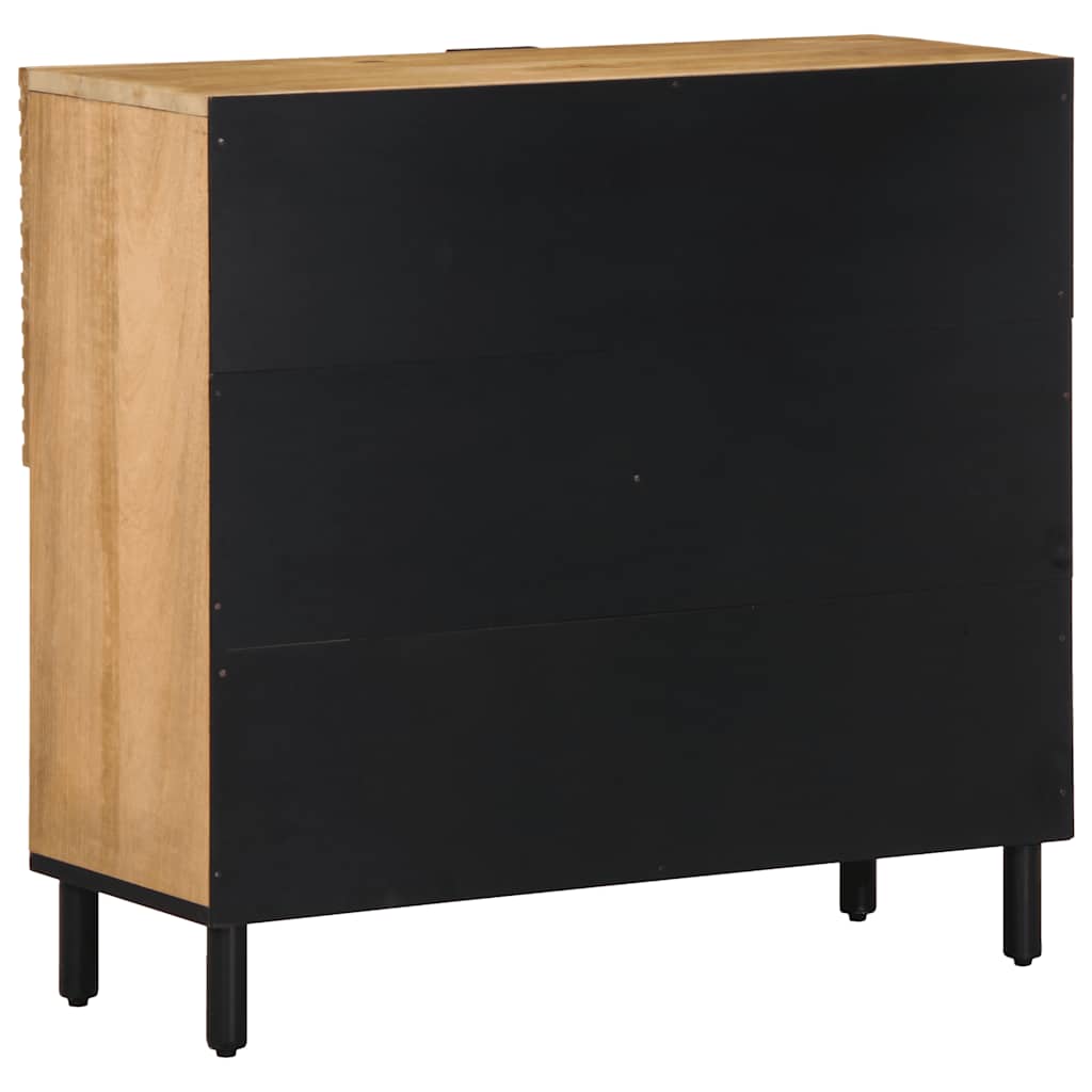 Sideboard 80X33X75 Cm Solid Wood Mango