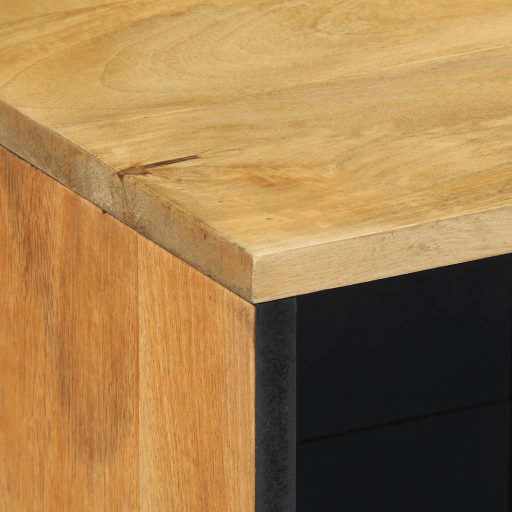 Sideboard 80X33X75 Cm Solid Wood Mango
