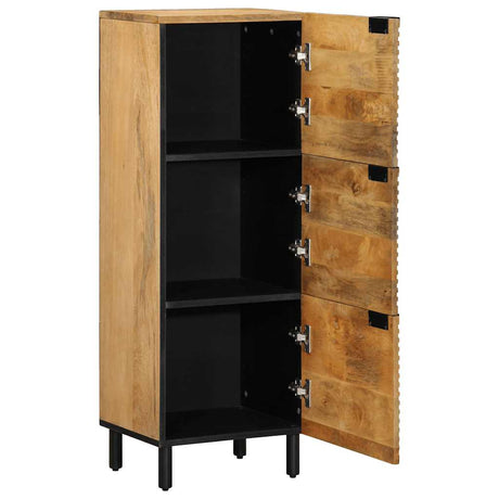 Highboard 40X33X110 Cm Solid Wood Mango