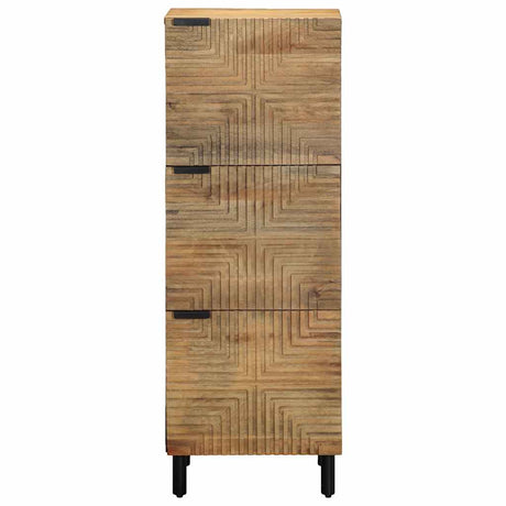 Highboard 40X33X110 Cm Solid Wood Mango