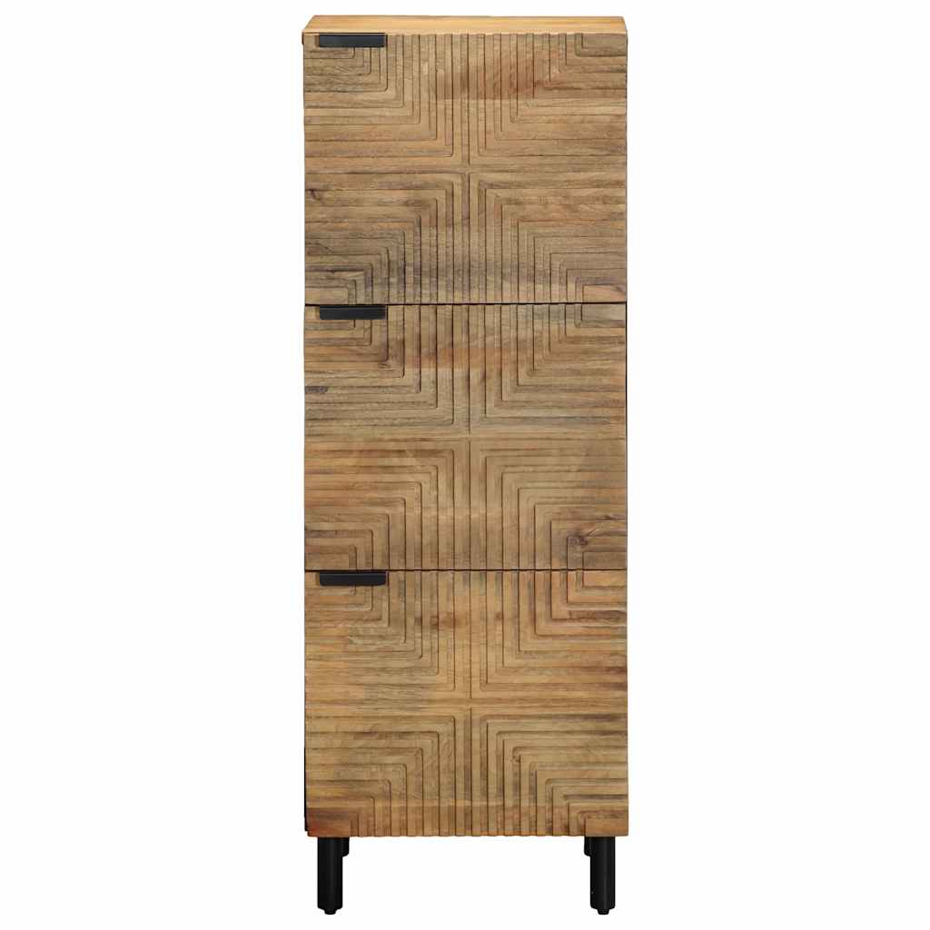 Highboard 40X33X110 Cm Solid Wood Mango
