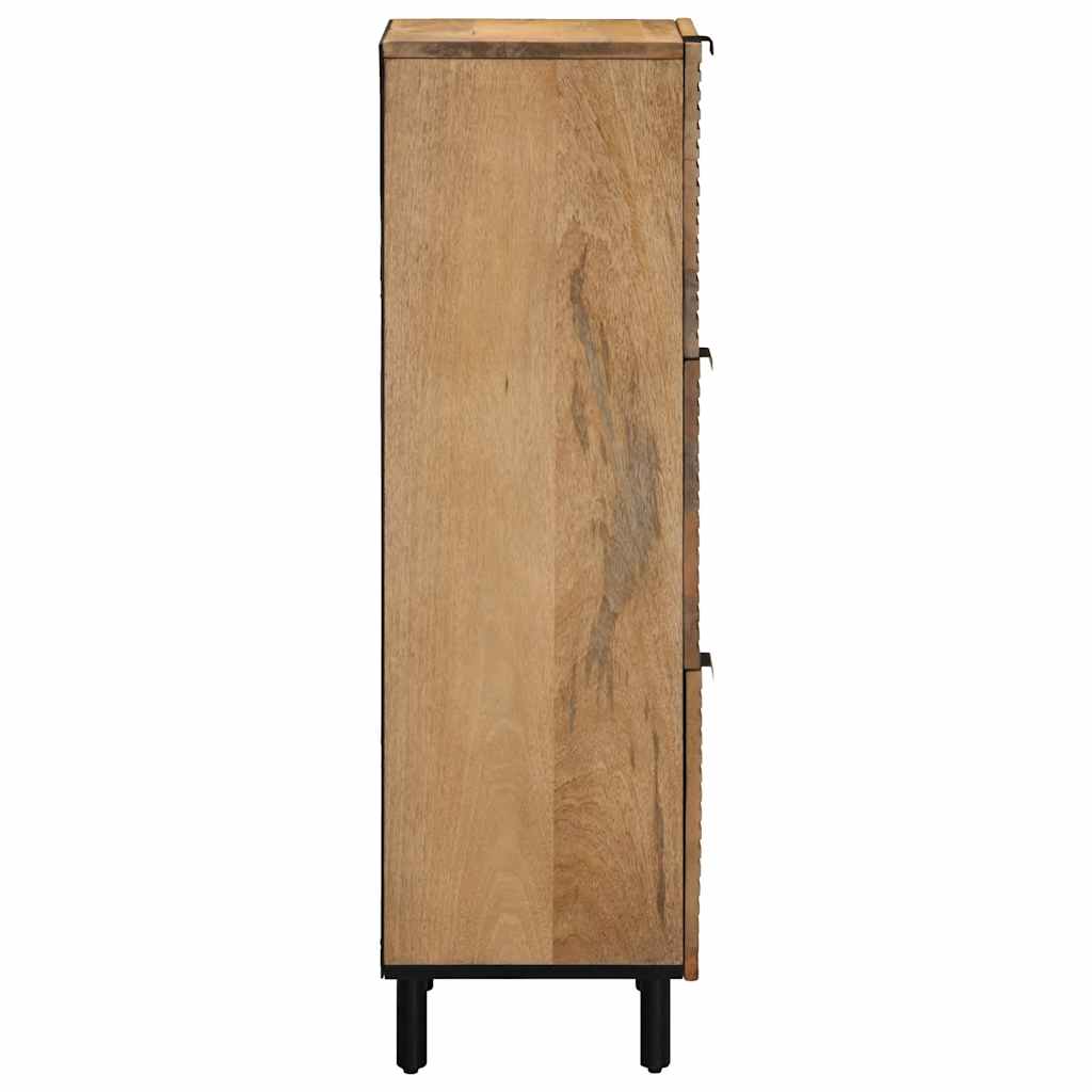Highboard 40X33X110 Cm Solid Wood Mango