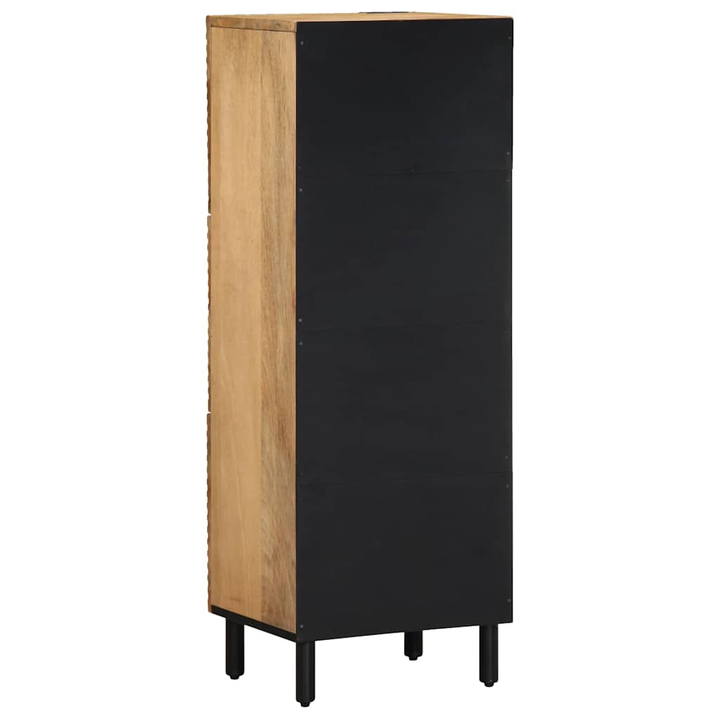 Highboard 40X33X110 Cm Solid Wood Mango