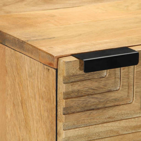 Highboard 40X33X110 Cm Solid Wood Mango