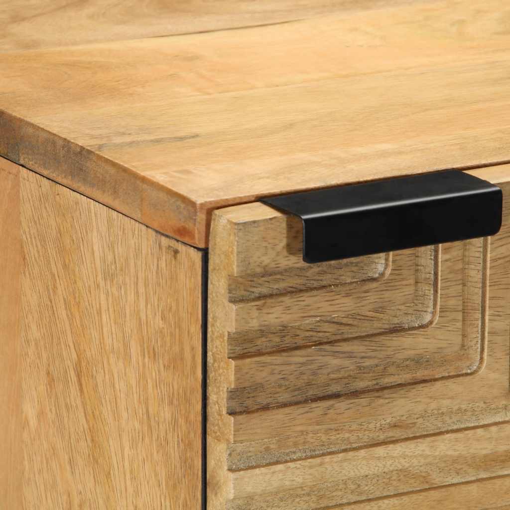 Highboard 40X33X110 Cm Solid Wood Mango