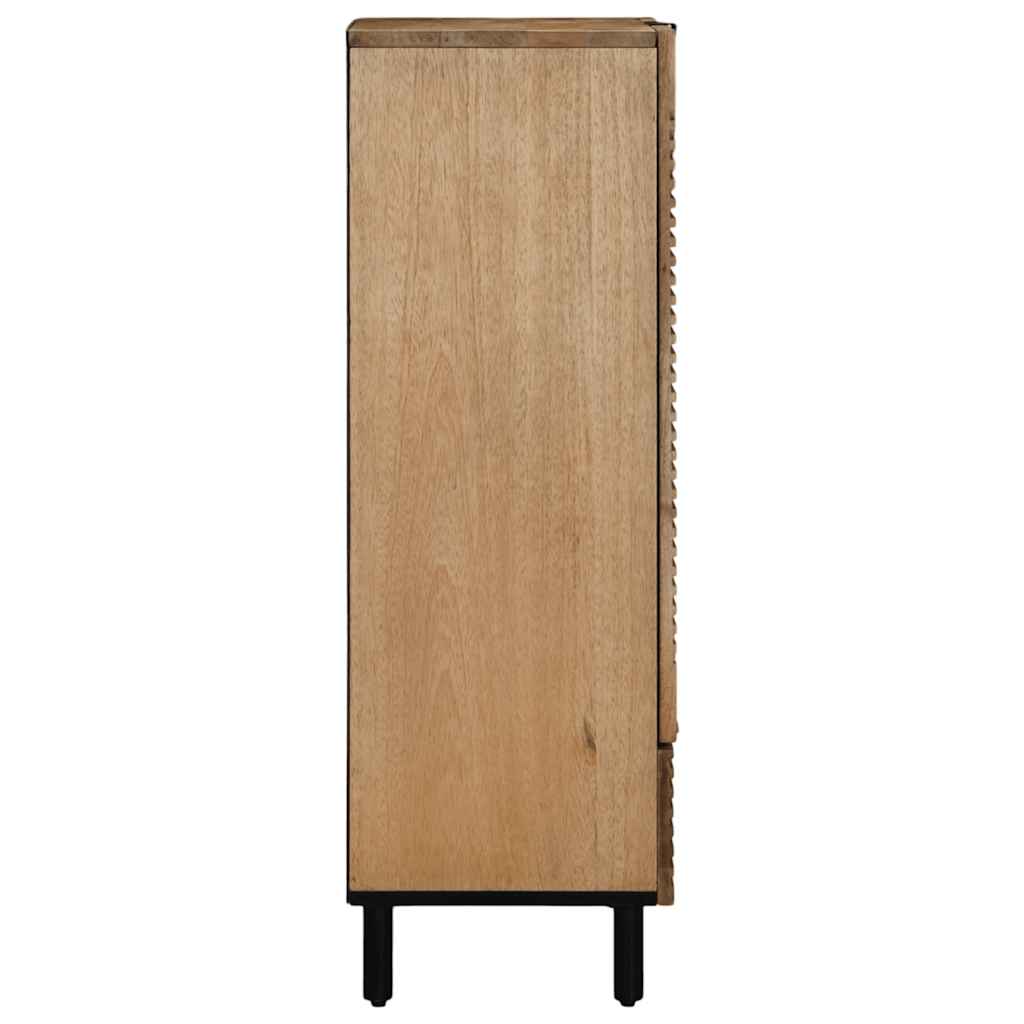 Highboard 60X33X100 Cm Solid Wood Mango