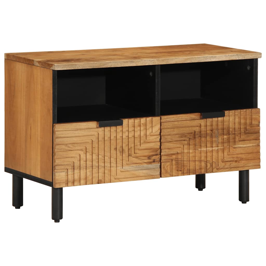 Tv Cabinet 70X33X46 Cm Solid Wood Mango
