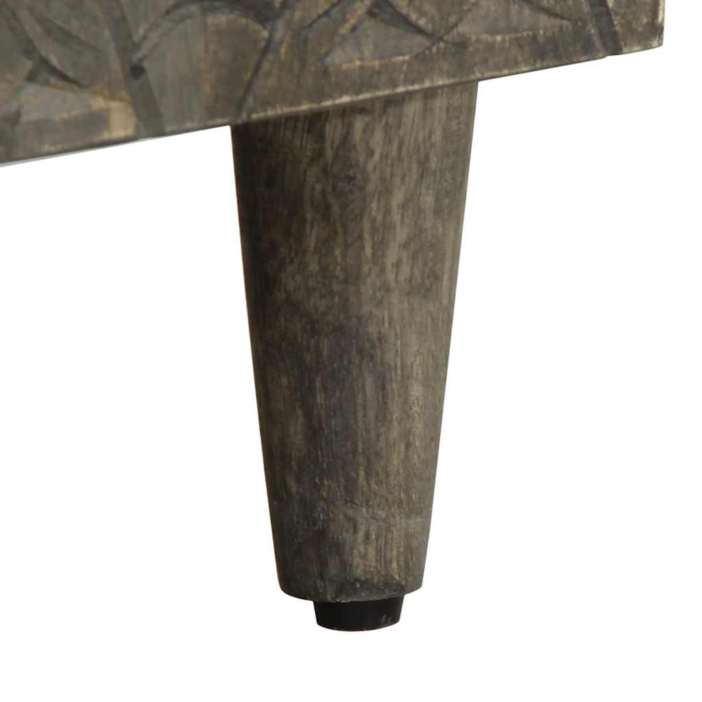 Sideboard Light Grey 60X33.5X75 Cm Solid Wood Mango