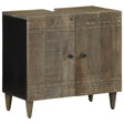 Bathroom Sink Cabinet 62X33X58 Cm Solid Wood Mango