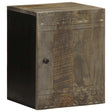 Bathroom Wall Cabinet 38X33X48 Cm Solid Wood Mango
