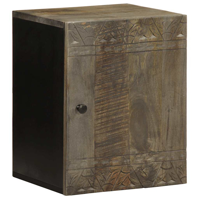 Bathroom Wall Cabinet 38X33X48 Cm Solid Wood Mango