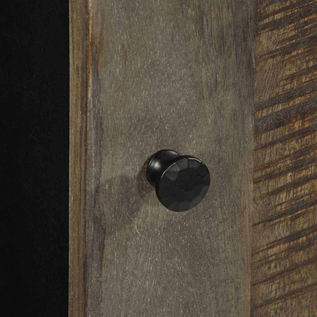 Bathroom Wall Cabinet 38X33X48 Cm Solid Wood Mango