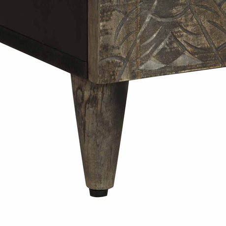 Bathroom Cabinet 38X33X160 Cm Solid Wood Mango