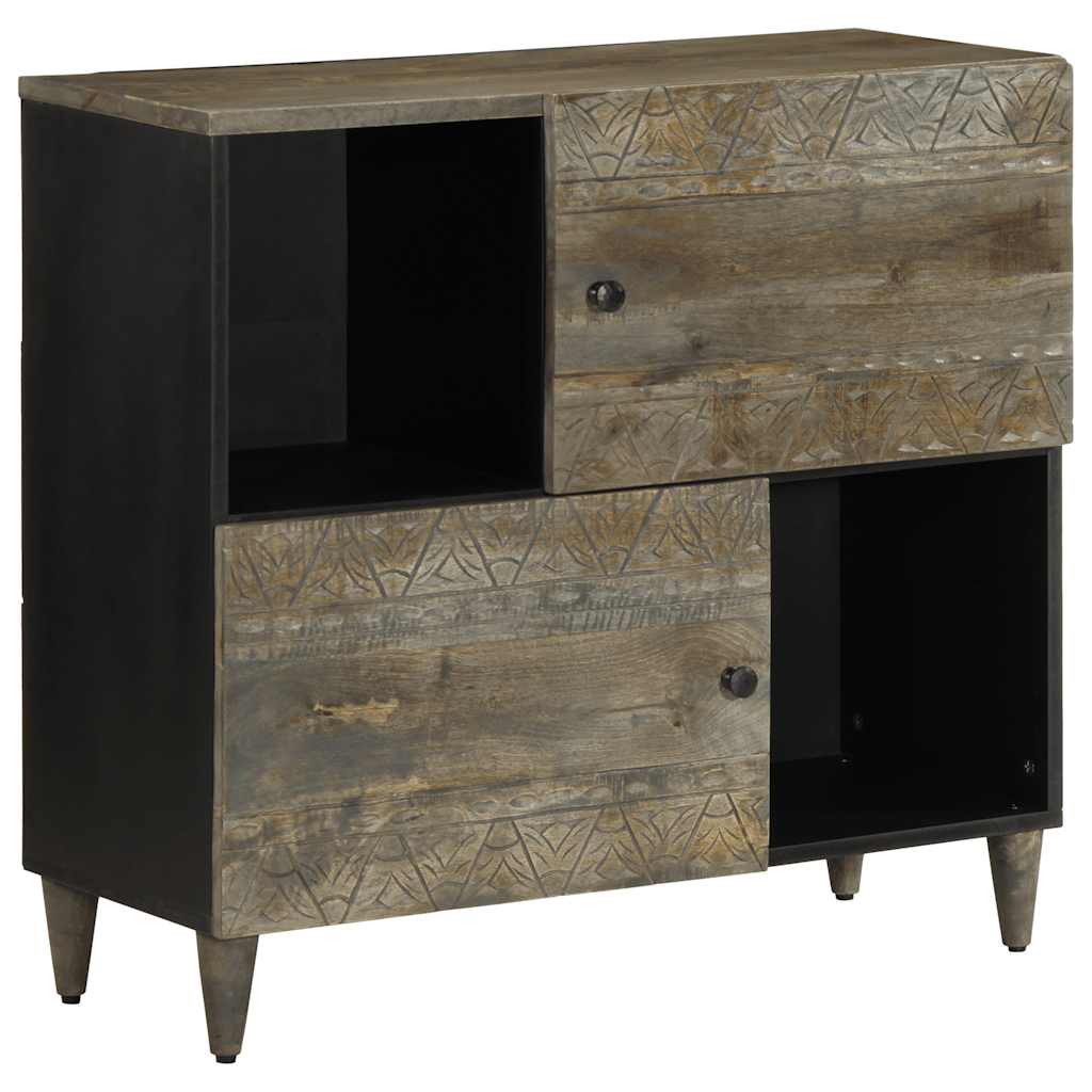 Sideboard 80X33X75 Cm Solid Wood Mango
