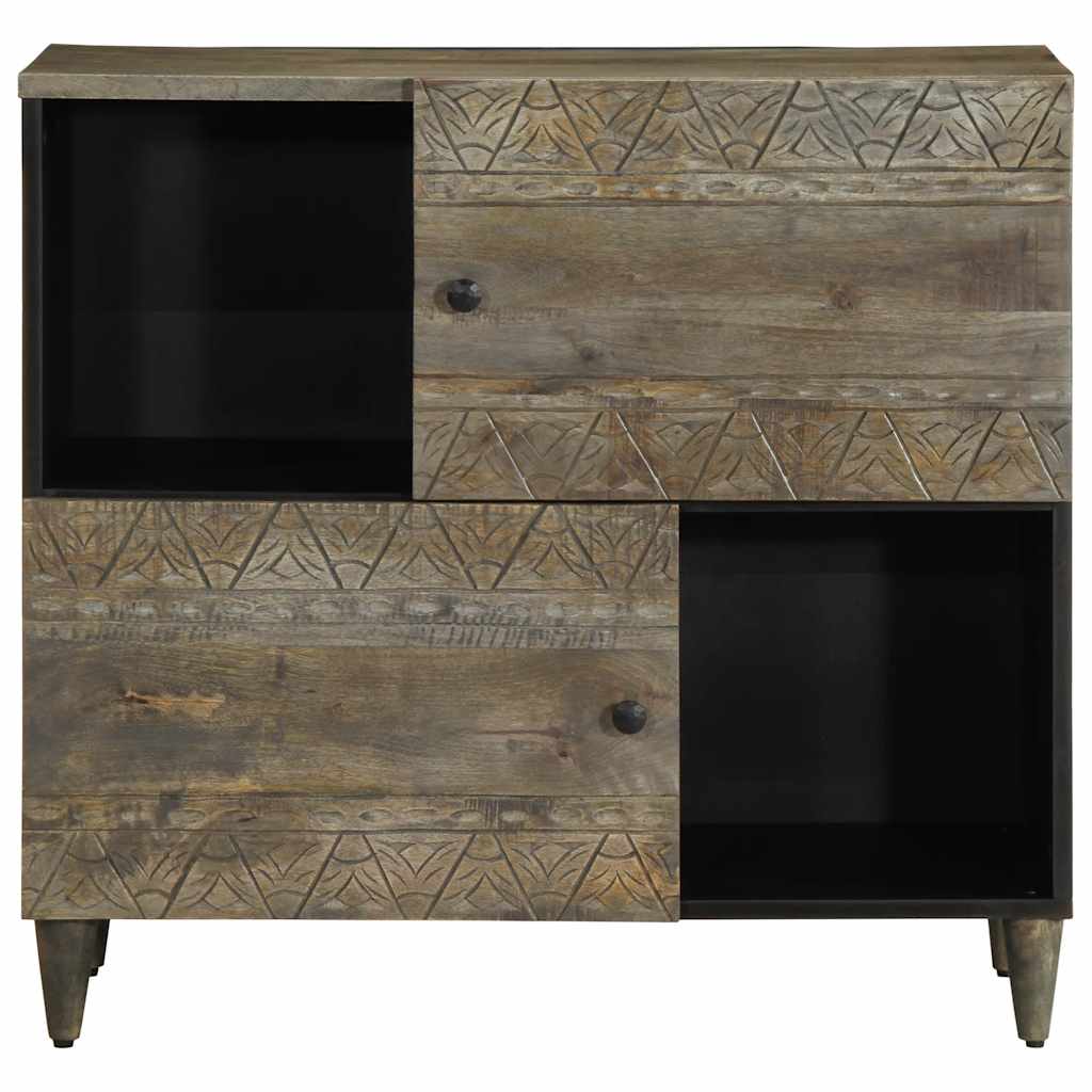 Sideboard 80X33X75 Cm Solid Wood Mango