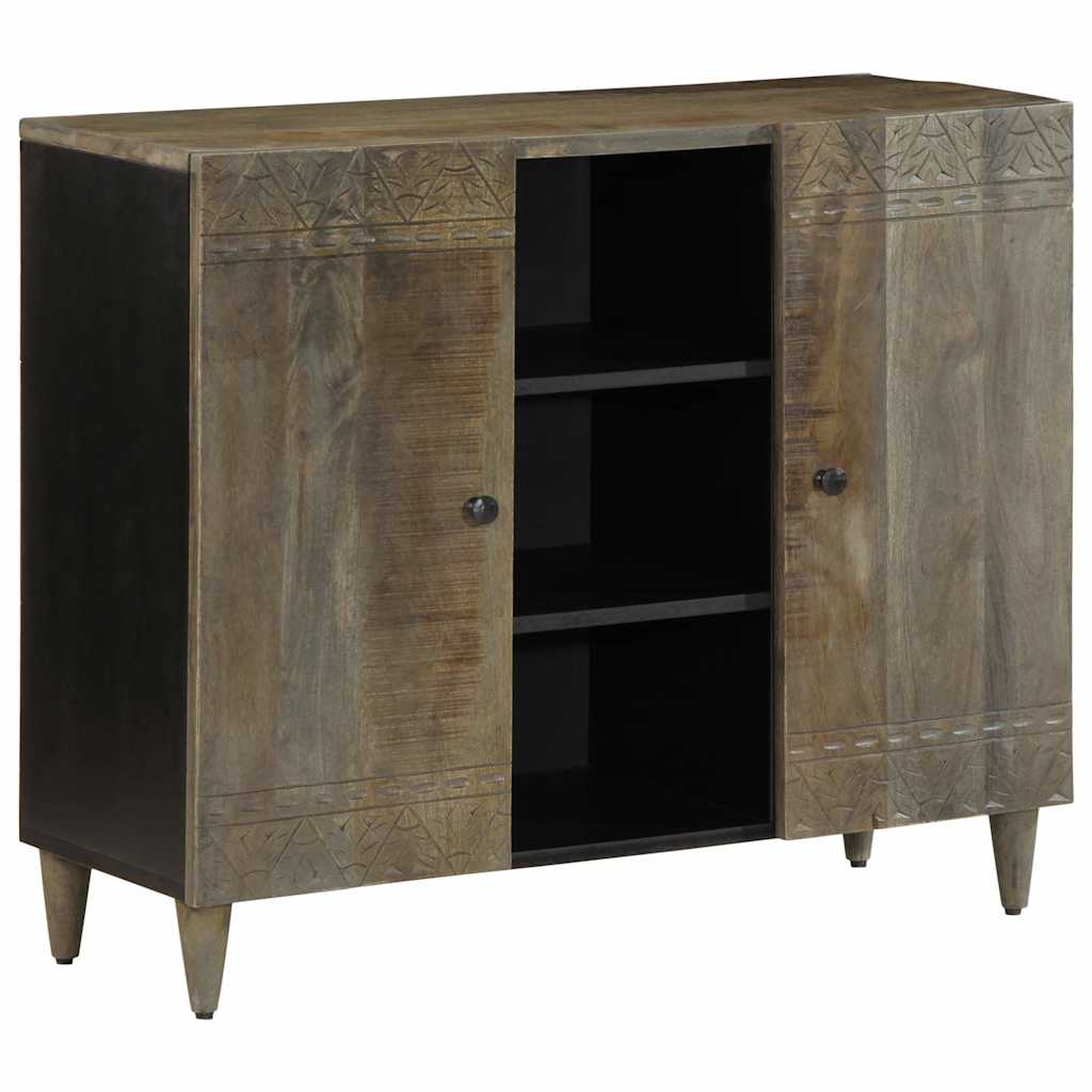Sideboard 90X33X75 Cm Solid Wood Mango