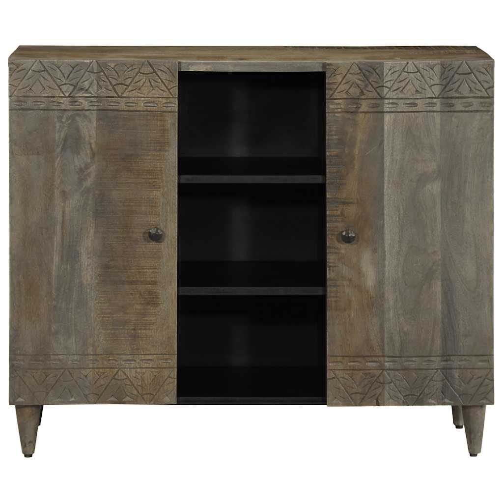 Sideboard 90X33X75 Cm Solid Wood Mango