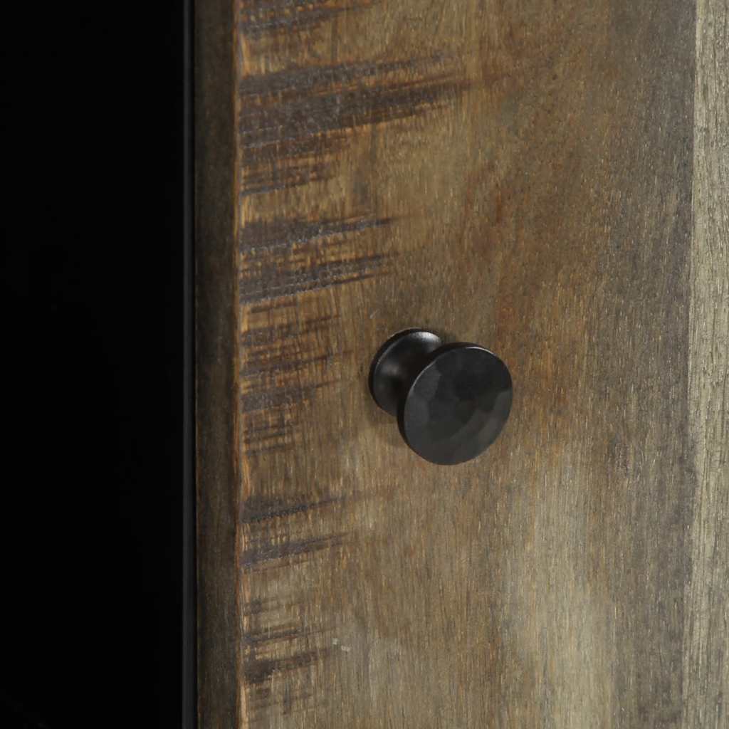 Sideboard 90X33X75 Cm Solid Wood Mango