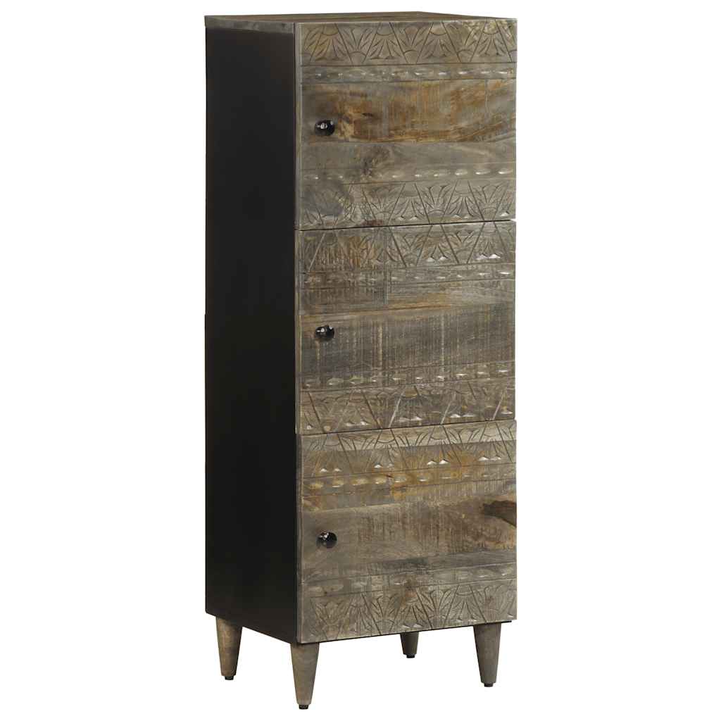 Highboard 40X33X110 Cm Solid Wood Mango