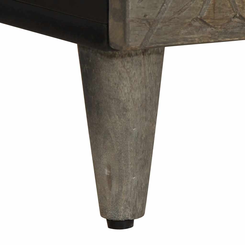 Highboard 60X33X110 Cm Solid Wood Mango