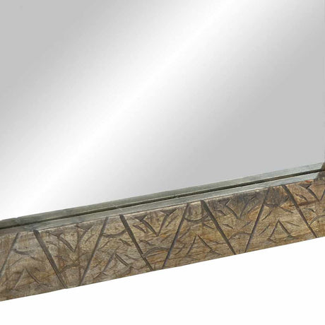 Bathroom Mirror 50X2.5X70 Cm Solid Wood Mango