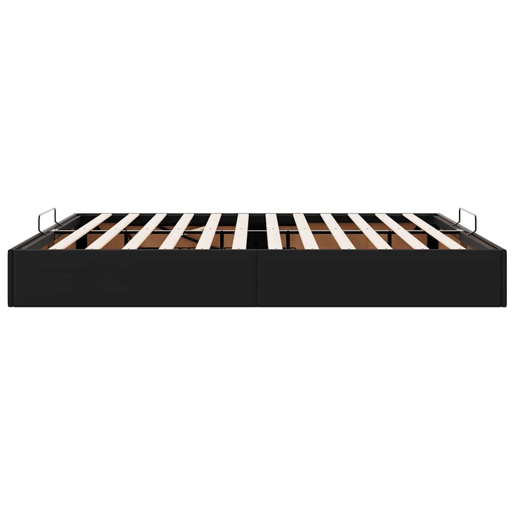 Ottoman Bed Frame Without Mattress Super King Faux Leather