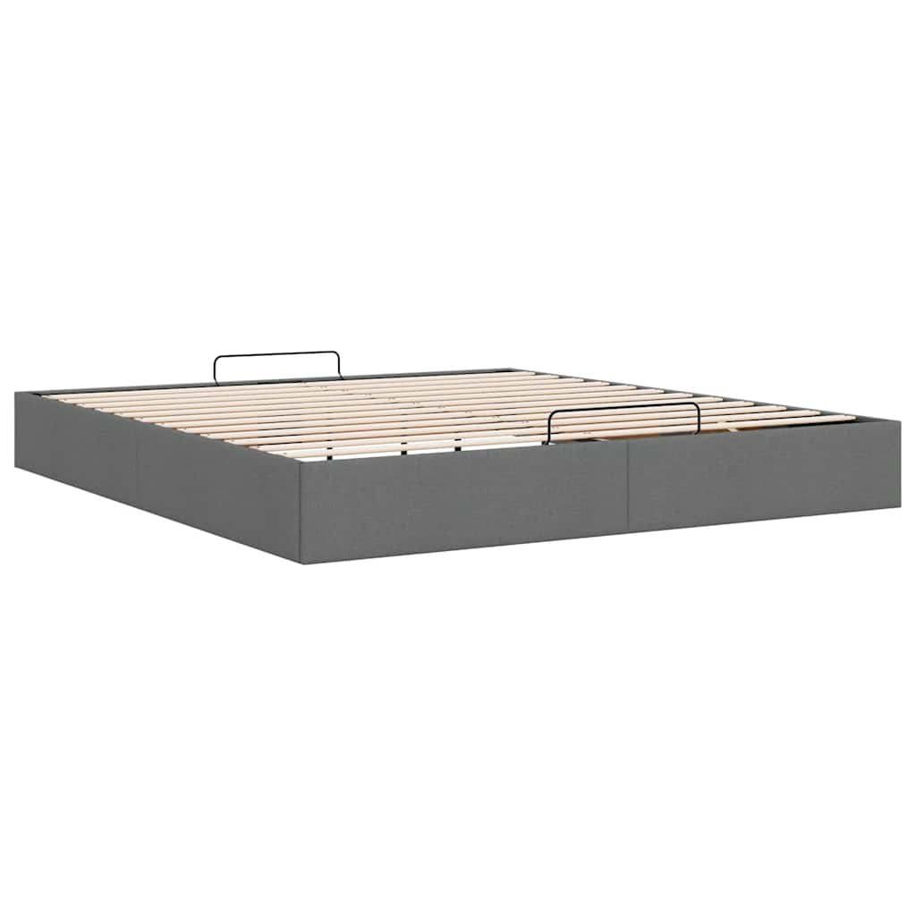 Ottoman Bed Frame Without Mattress Super King Fabric