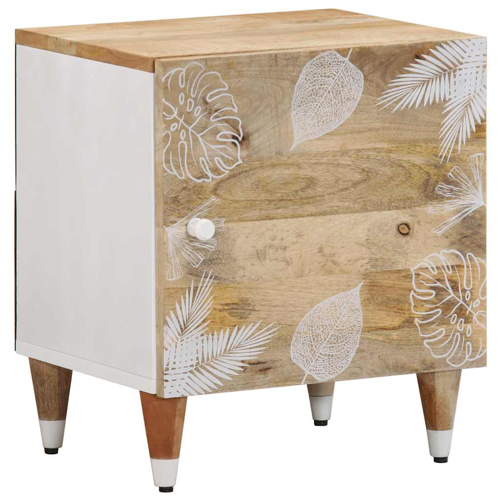 Bedside Cabinets 2 Pcs 40X33.5X46 Cm Solid Wood Mango
