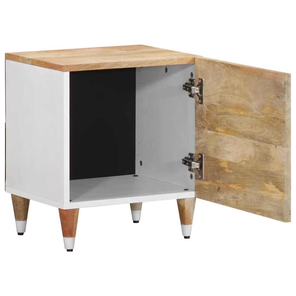 Bedside Cabinets 2 Pcs 40X33.5X46 Cm Solid Wood Mango