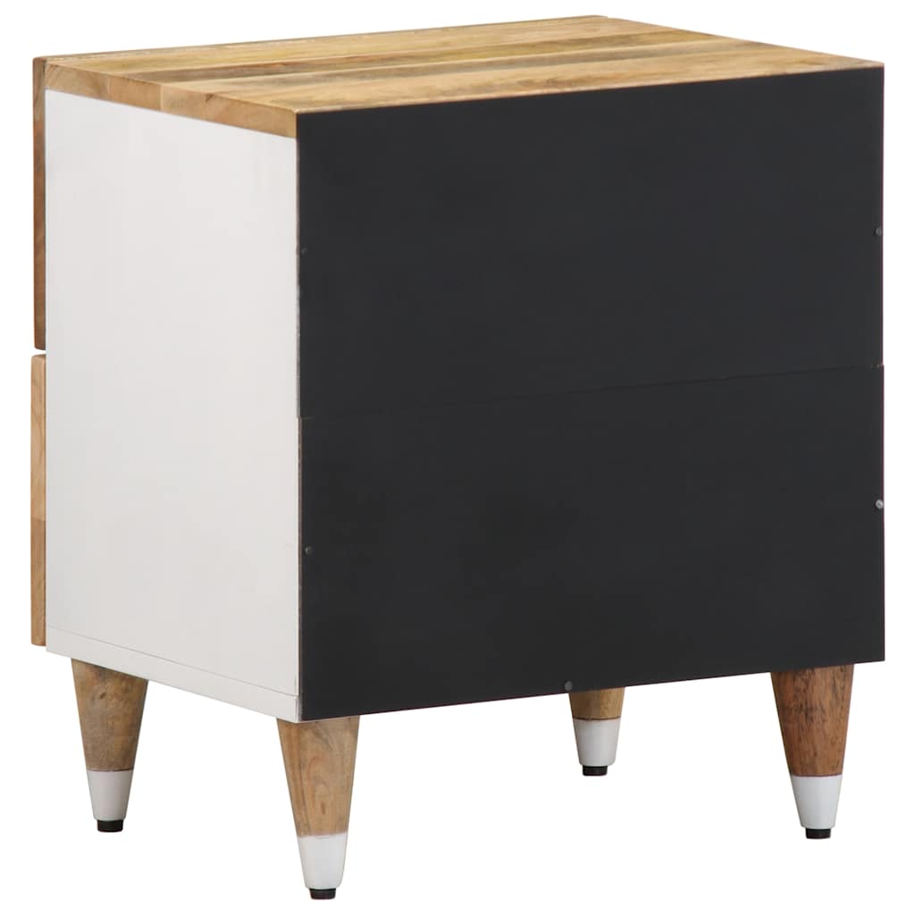 Bedside Cabinets 2 Pcs 40X33.5X46 Cm Solid Wood Mango