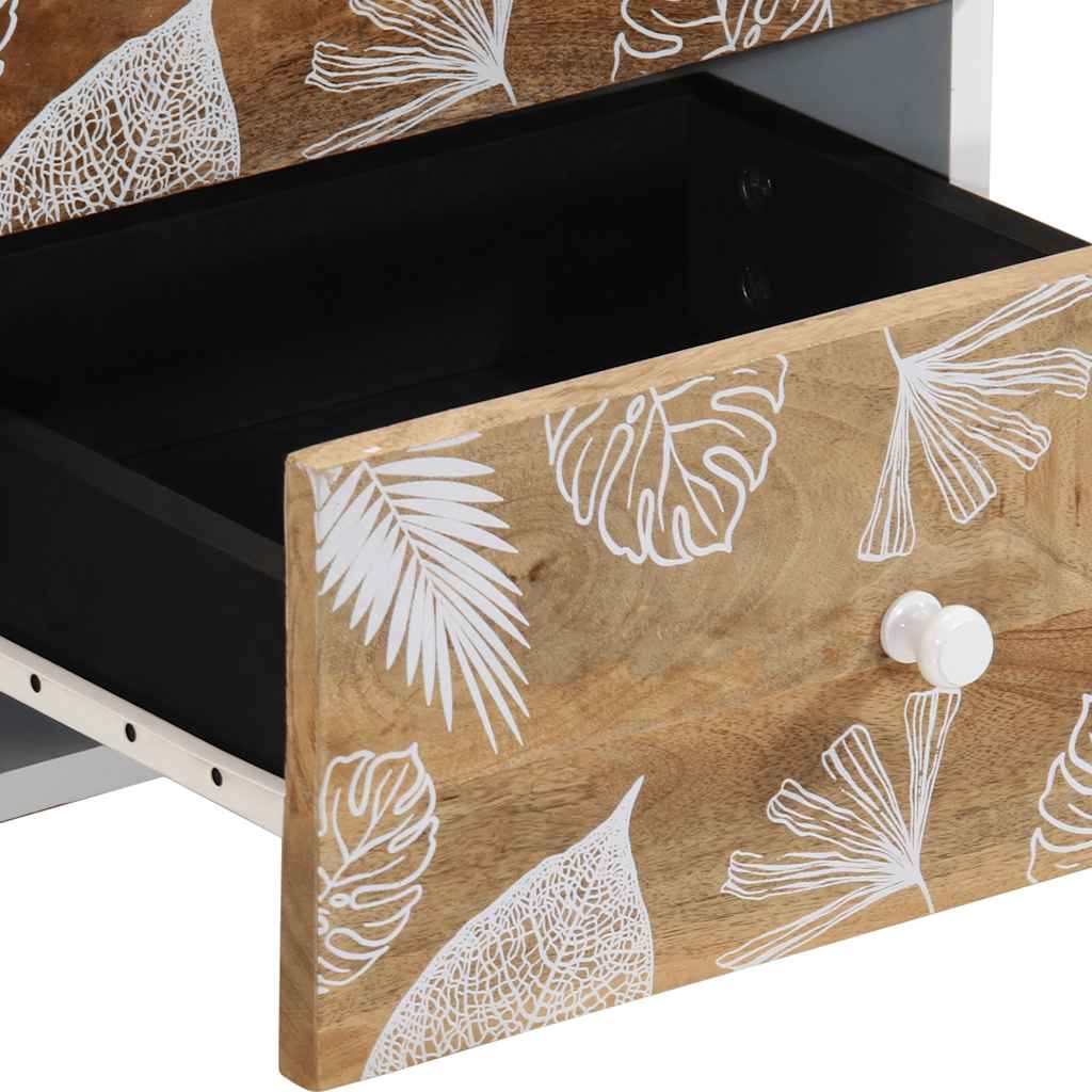 Bedside Cabinets 2 Pcs 40X33.5X46 Cm Solid Wood Mango