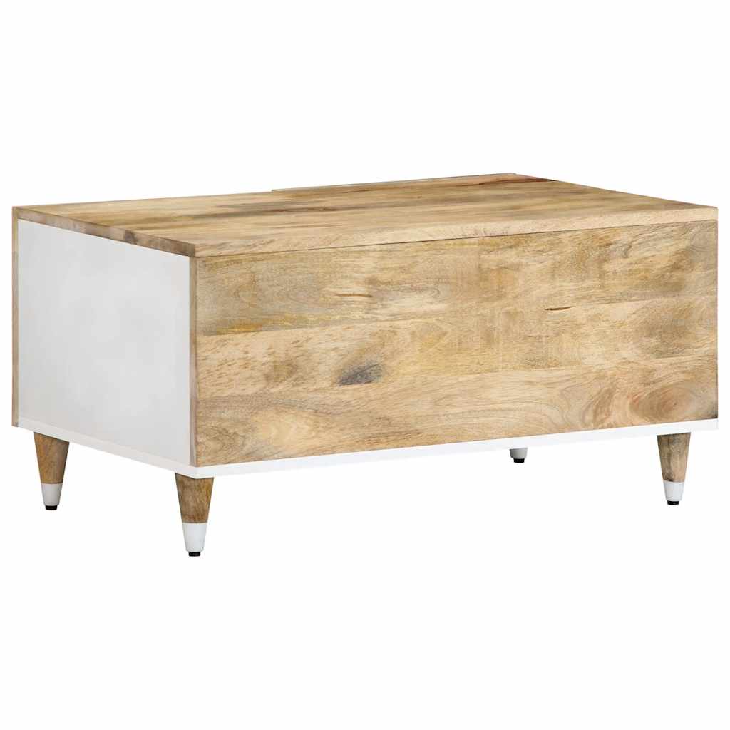 Coffee Table 80X50X40 Cm Solid Wood Mango