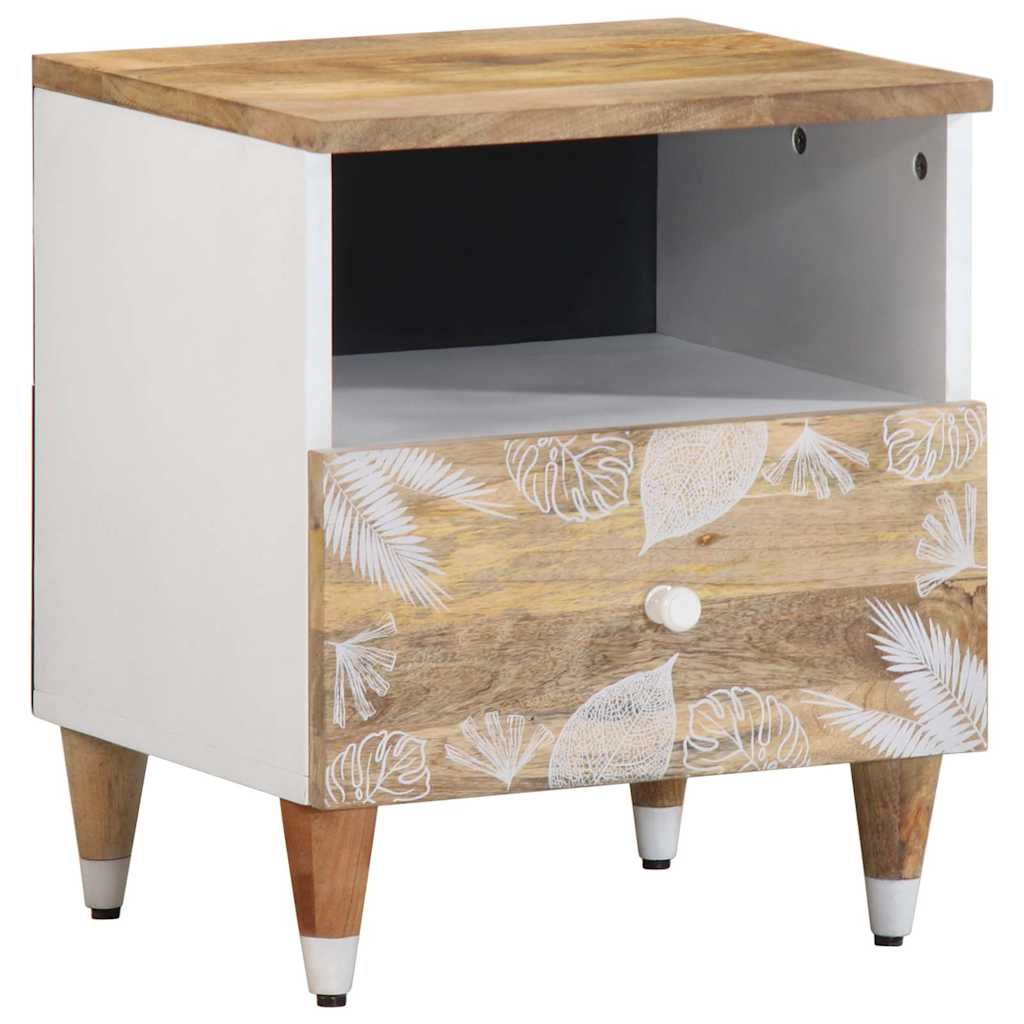 Bedside Cabinets 2 Pcs 40X33X46 Cm Solid Wood Mango