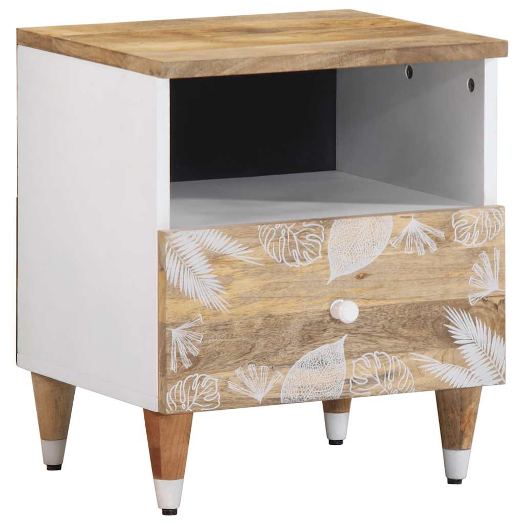Bedside Cabinets 2 Pcs 40X33X46 Cm Solid Wood Mango