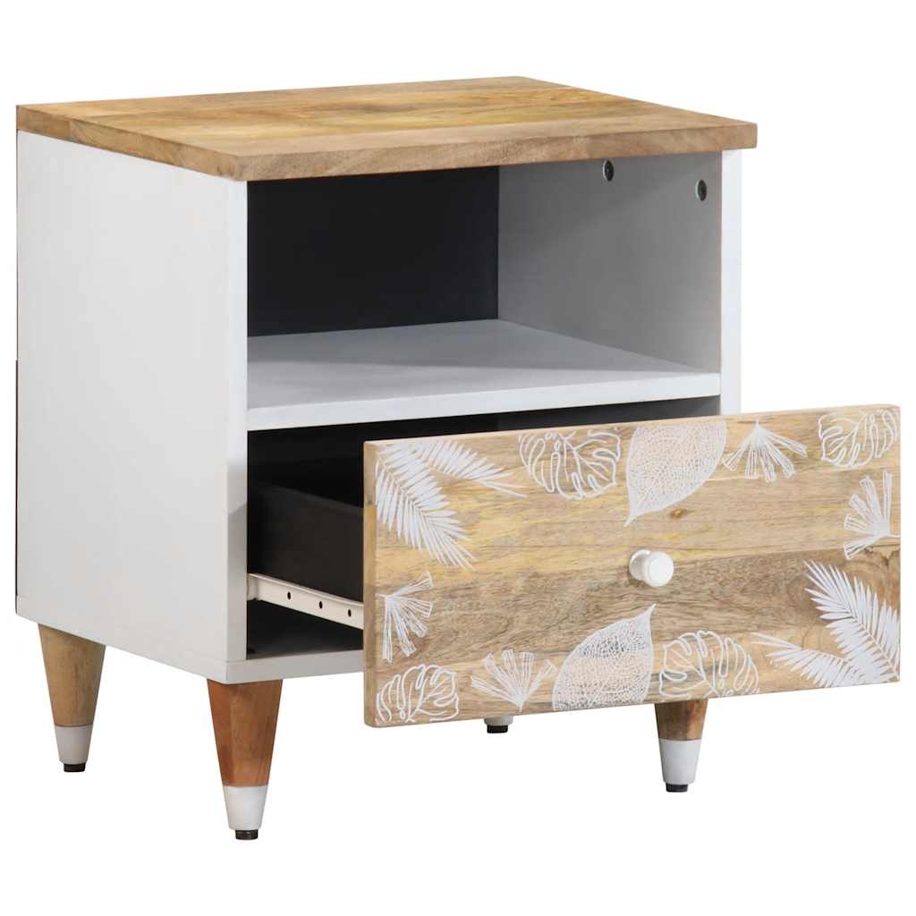 Bedside Cabinets 2 Pcs 40X33X46 Cm Solid Wood Mango