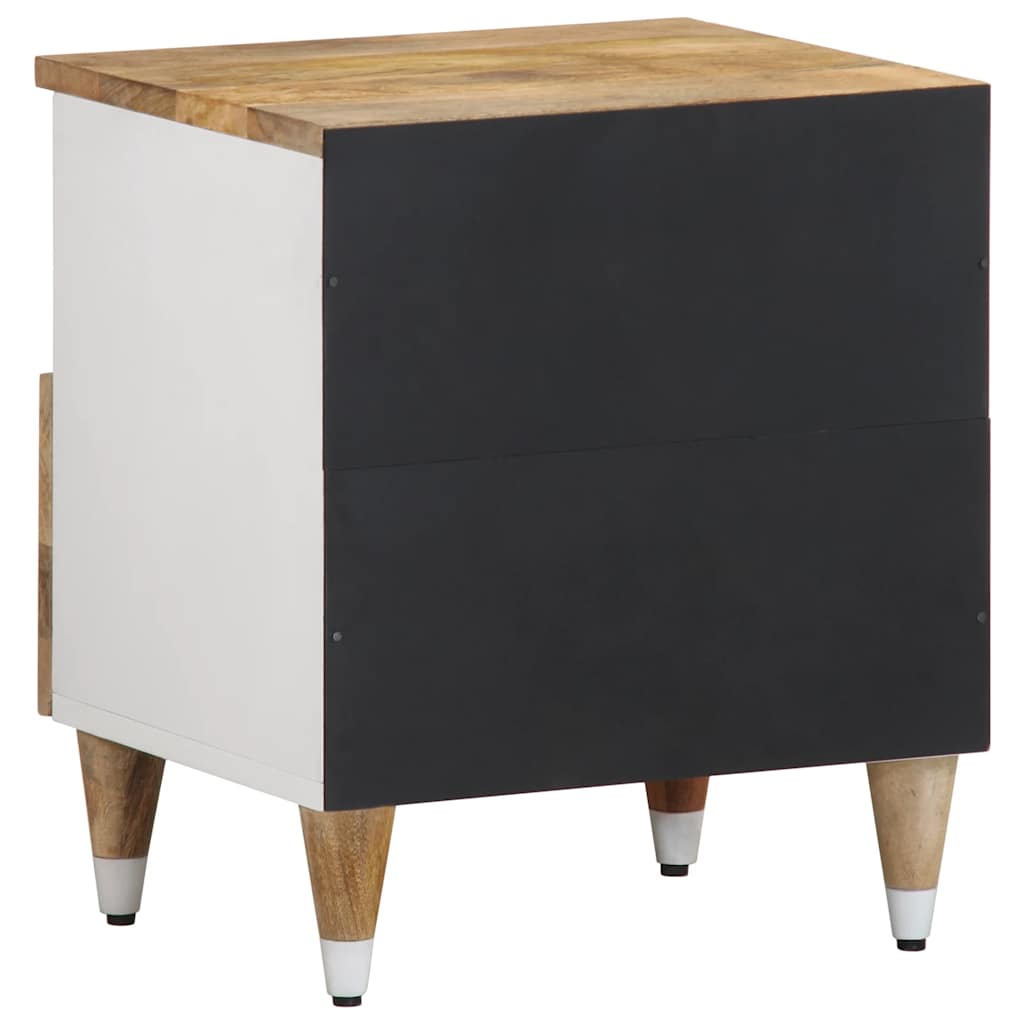 Bedside Cabinets 2 Pcs 40X33X46 Cm Solid Wood Mango