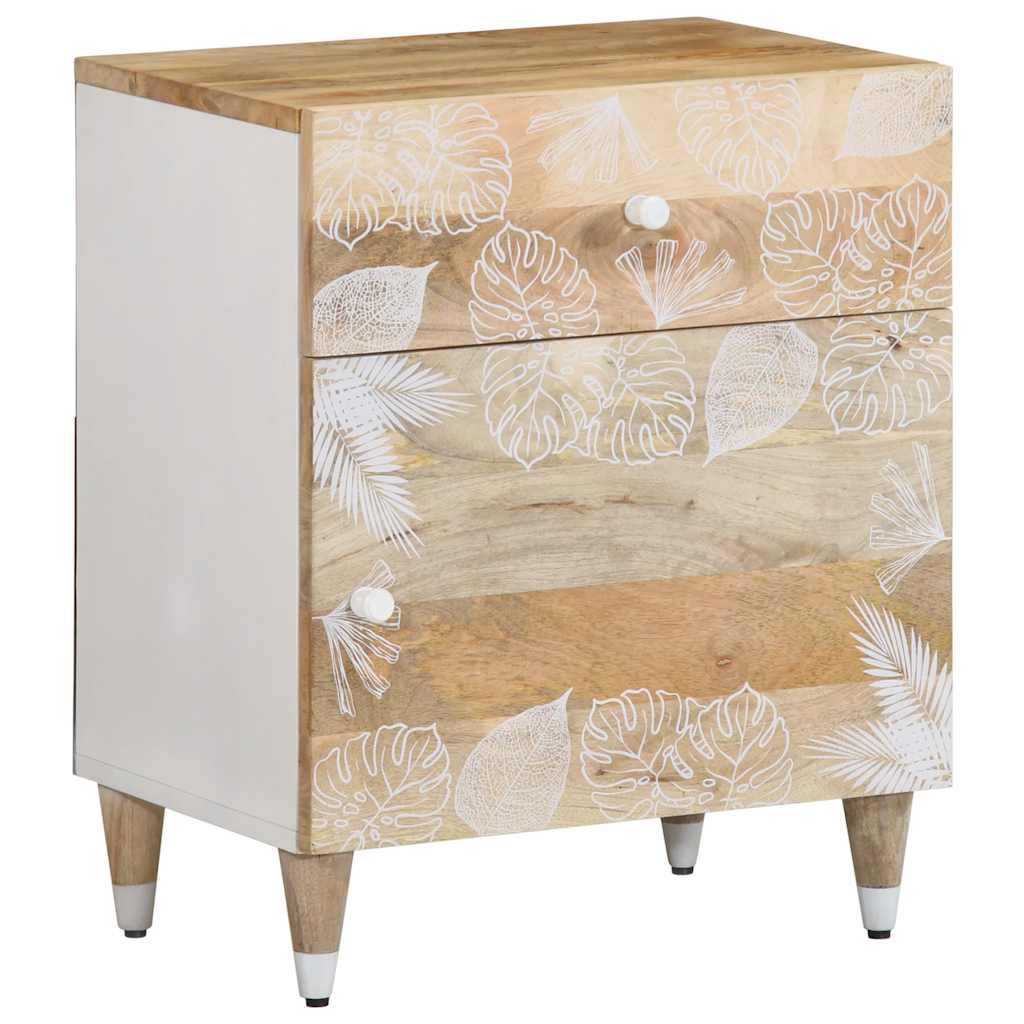 Bedside Cabinet 50X33X60 Cm Solid Wood Mango
