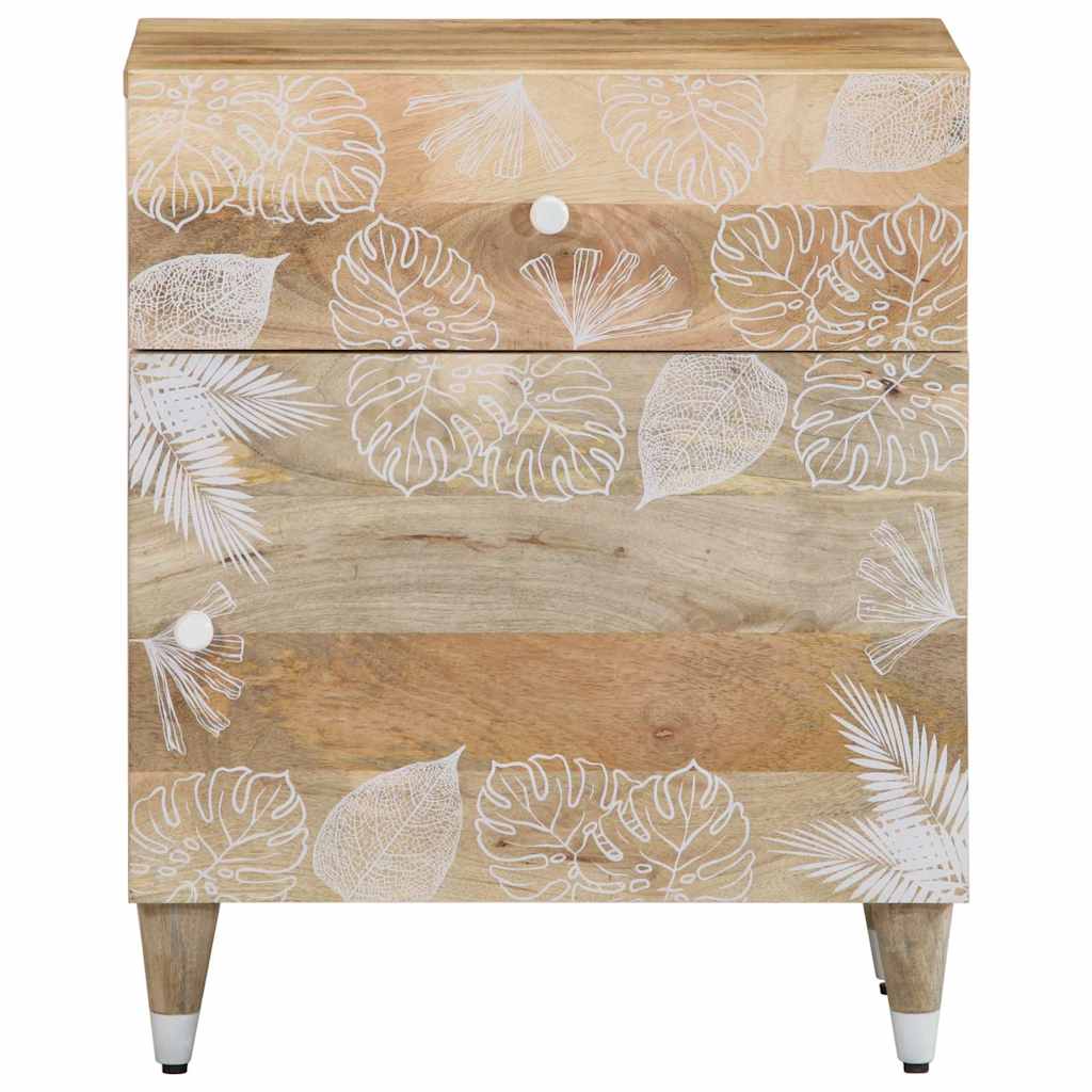 Bedside Cabinet 50X33X60 Cm Solid Wood Mango