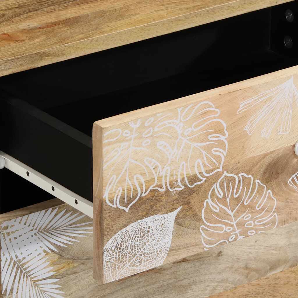 Bedside Cabinet 50X33X60 Cm Solid Wood Mango