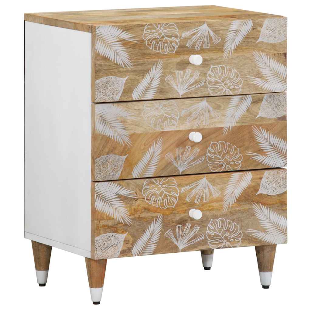 Bedside Cabinet 50X33X60 Cm Solid Wood Mango