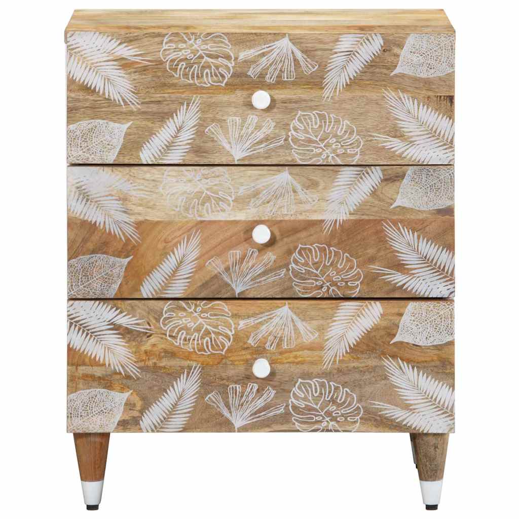 Bedside Cabinet 50X33X60 Cm Solid Wood Mango